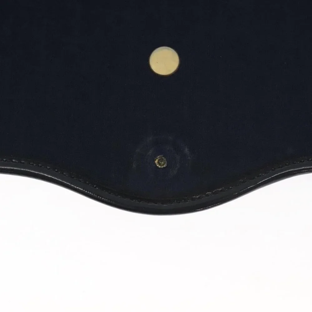 Authentic Christian Dior Trotter Canvas Shoulder Bag Navy - Picture 2 of 16